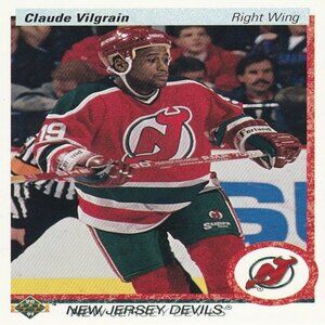 Claude Vilgrain - 1990 Upper Deck Hockey Card